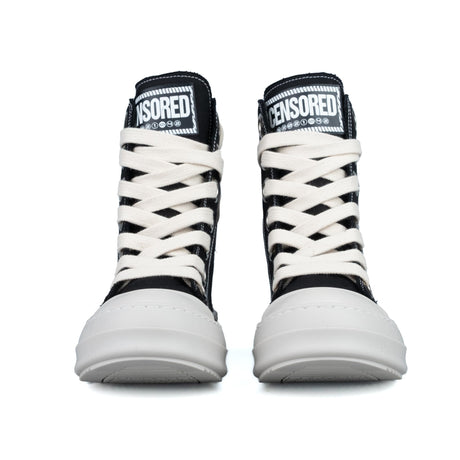 Censored Stivaletto Nero in Tela