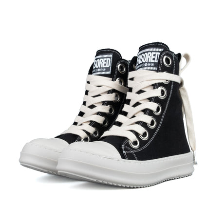 Censored Stivaletto Nero in Tela