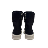 Sneaker Censored alta nera con croce gioiello