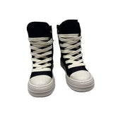 Sneaker alta Censored Croix Patch nera, vista laterale