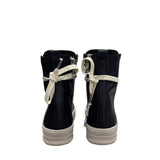 Sneakers alte unisex Censored Sacred in ecopelle nera