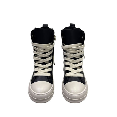 Sneakers alte unisex Censored Sacred in ecopelle nera