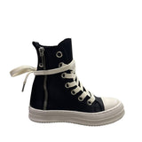 Sneakers alte unisex Censored Sacred in ecopelle nera
