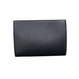 Borsello uomo County of Milan nero in ecopelle con stampa ali Wings blu royal turchese giallo