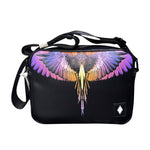 County Of Milan Borsello Tracolla Nero / Arancio Wings 260352