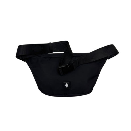 Marsupio in lycra nero con stampa ali arcobaleno, County of Milan, Rainbow Wings.