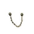 Catena charm decorativa dorata per Crocs con maglia