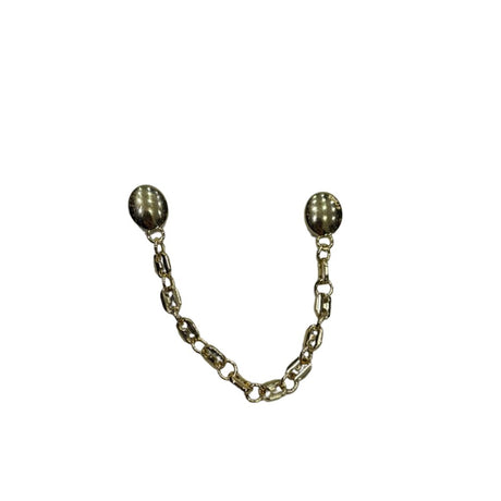 Catena charm decorativa dorata per Crocs con maglia