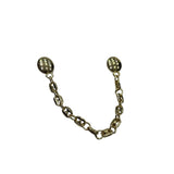 Catena charm decorativa dorata per Crocs con maglia