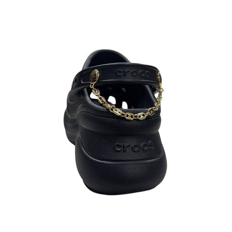 Catena charm decorativa dorata per Crocs con maglia