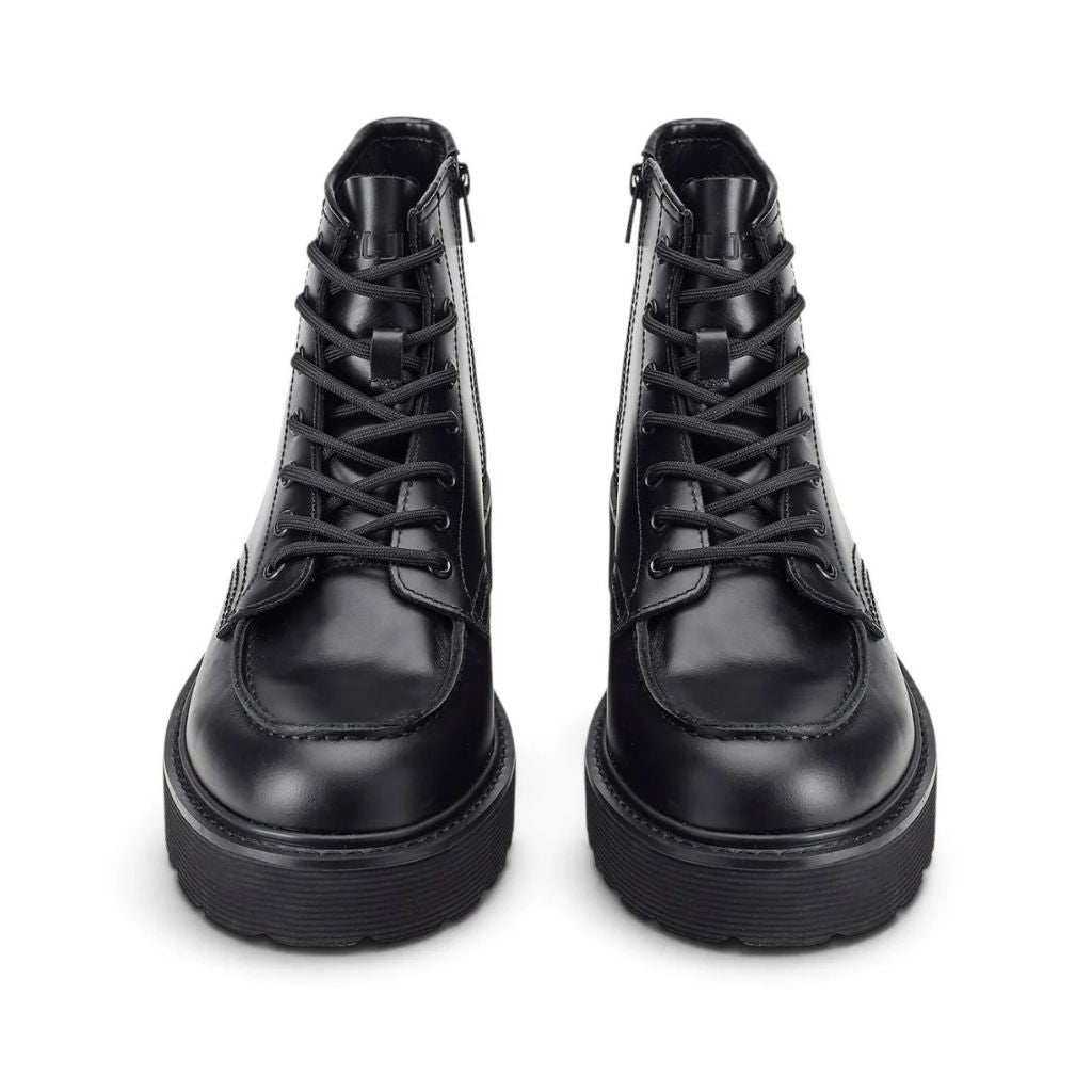 Combat boot Cult nero con cerniera interna