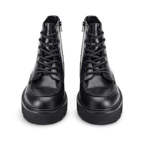 Combat boot Cult nero con cerniera interna