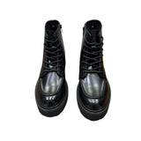 Combat boot Cult nero con cerniera interna