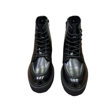 Combat boot Cult nero con cerniera interna