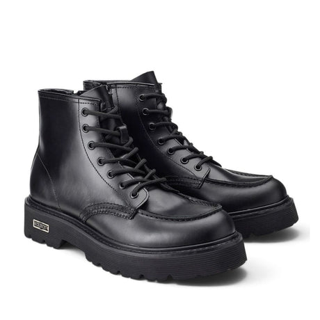 Combat boot Cult nero con cerniera interna