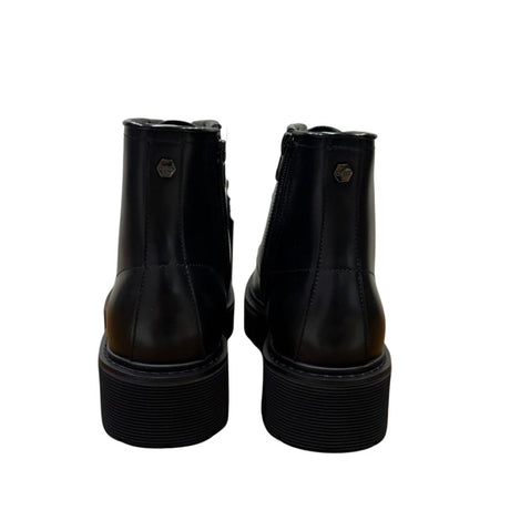 Combat boot Cult nero con cerniera interna