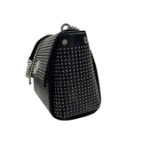 Borsa da donna Cult Joan nera in ecopelle effetto vintage