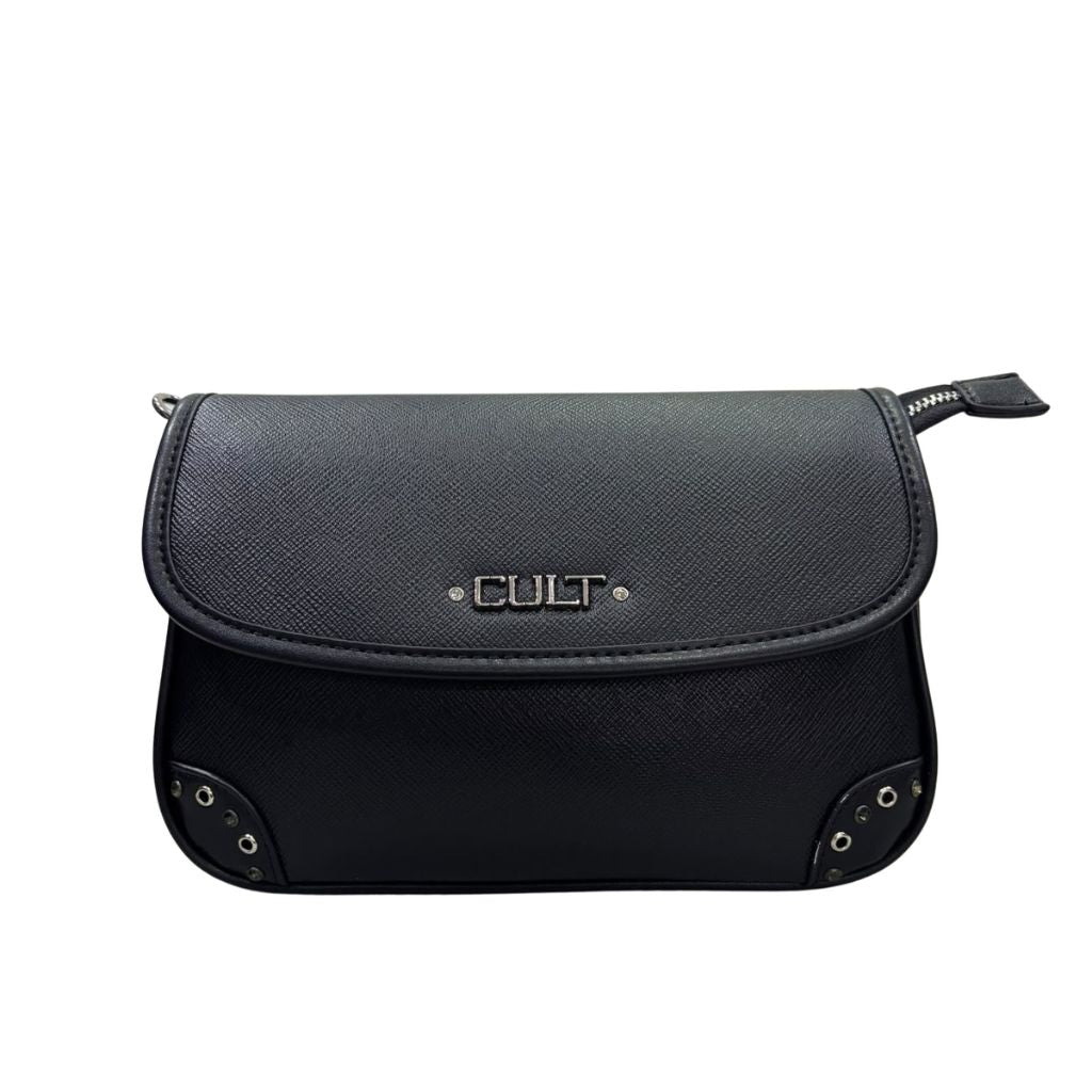 Borsa a tracolla da donna Cult Flap Bag Cerys nera
