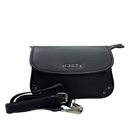 Borsa a tracolla da donna Cult Flap Bag Cerys nera