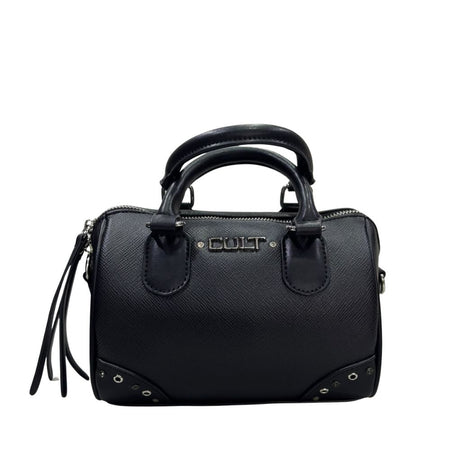 Borsa mini bauletto da donna Cult Cerys nera in ecopelle