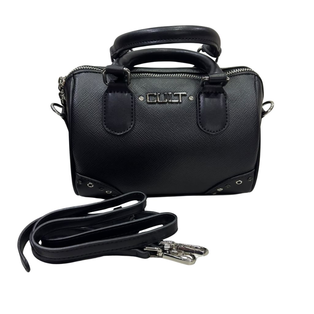 Borsa mini bauletto da donna Cult Cerys nera in ecopelle