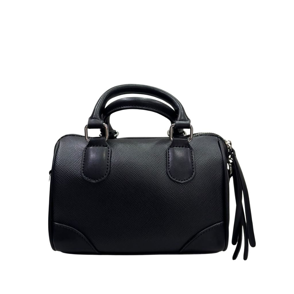 Borsa mini bauletto da donna Cult Cerys nera in ecopelle