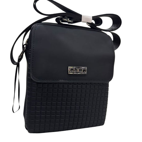 Borsello da uomo Cult Reeves nero in ecopelle
