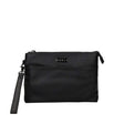 Pochette unisex Cult Robert nera in ecopelle