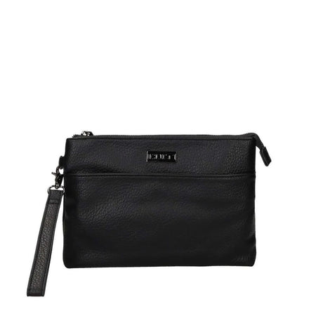 Pochette unisex Cult Robert nera in ecopelle