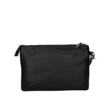 Pochette unisex Cult Robert nera in ecopelle