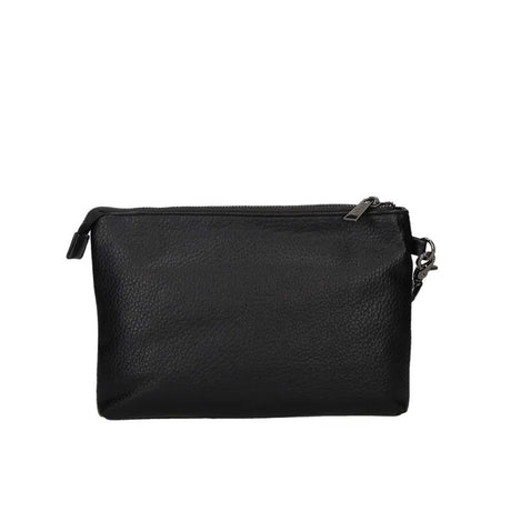 Pochette unisex Cult Robert nera in ecopelle