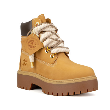 Timberland Stivaletto Platform Stone Street Giallo Corda Brillantini Oro TB1A5RJD 231