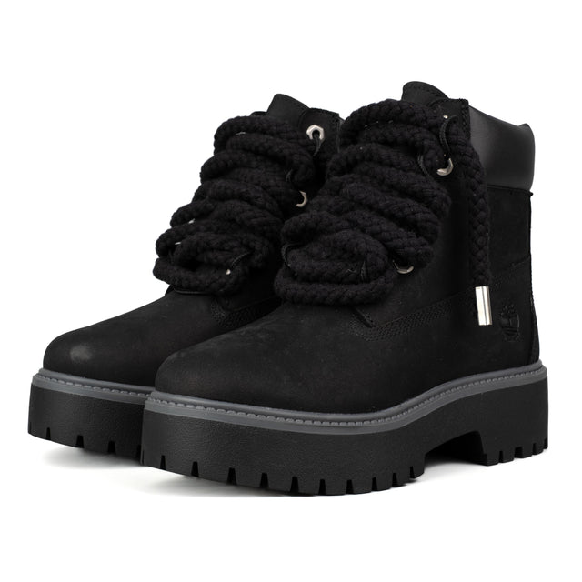 Timberland Stivaletto Platform Stone Street Nero Corda Nera TB1A5RHJ 015