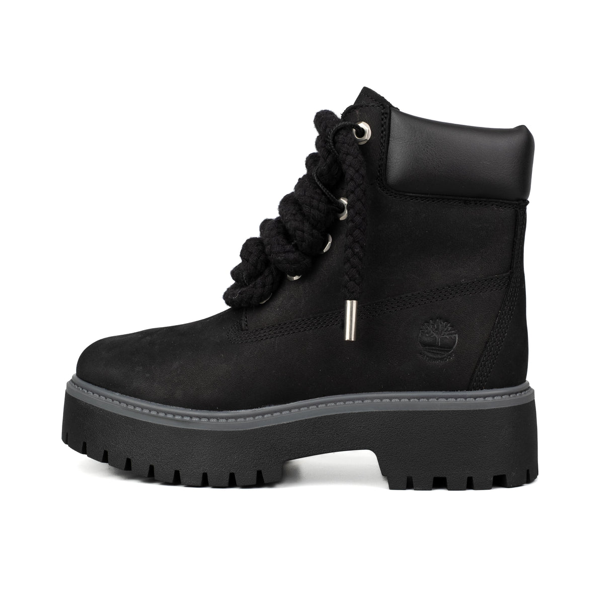 Timberland Stivaletto Platform Stone Street Nero Corda Nera TB1A5RHJ 015