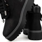 Timberland Stivaletto Platform Stone Street Nero Corda Nera TB1A5RHJ 015