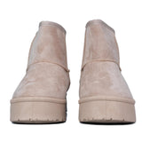 ICON Stivaletto Pelliccia Nabuk Beige IC04417SD