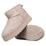 ICON Stivaletto Pelliccia Nabuk Beige IC04416SD