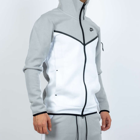 Nike Felpa Sportswear Tech Grigio / Bianco