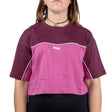 Fila T-shirt Crop Loobu Prugna Faw0908 - 43201