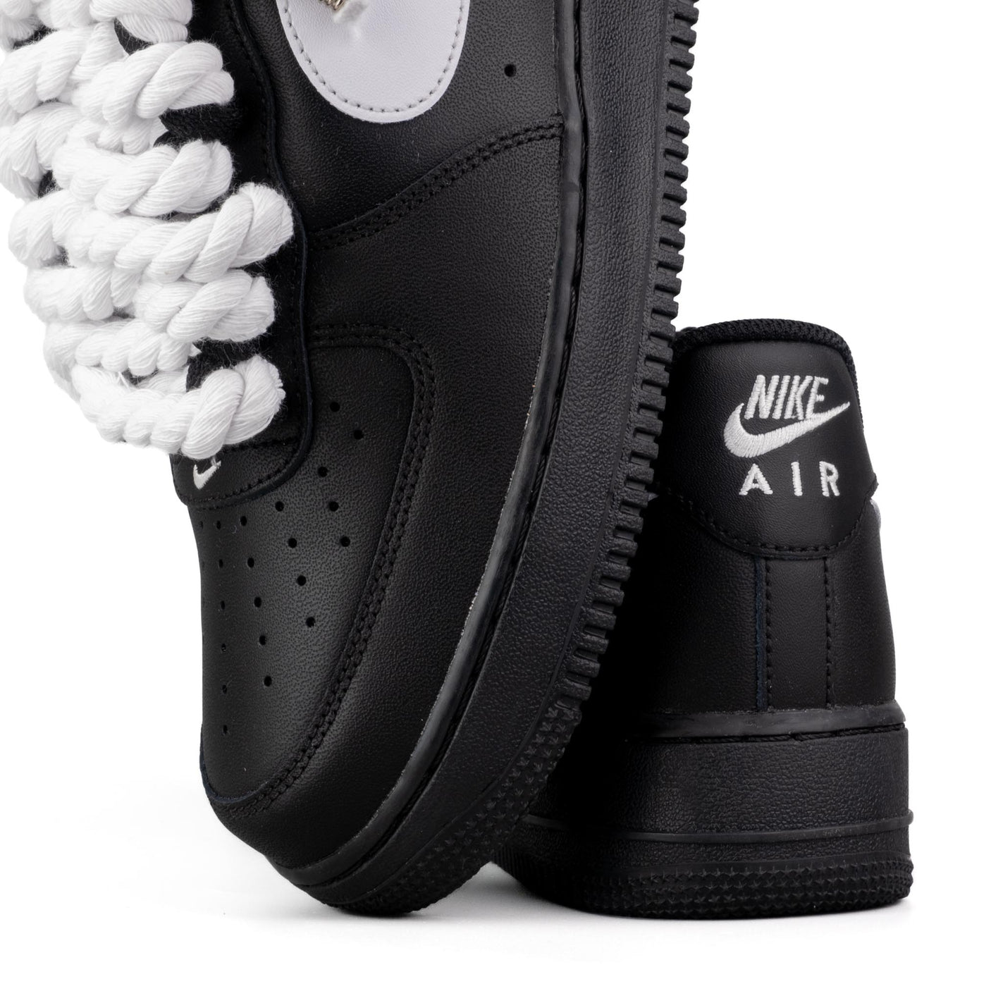 Nike Air Force 1 Black Corda Bianco FZ0627 010