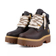 Timberland Stivaletto Platform Stone Street Marrone Scuro Corda Beige Brillantini Oro TB0A2H3C EXU