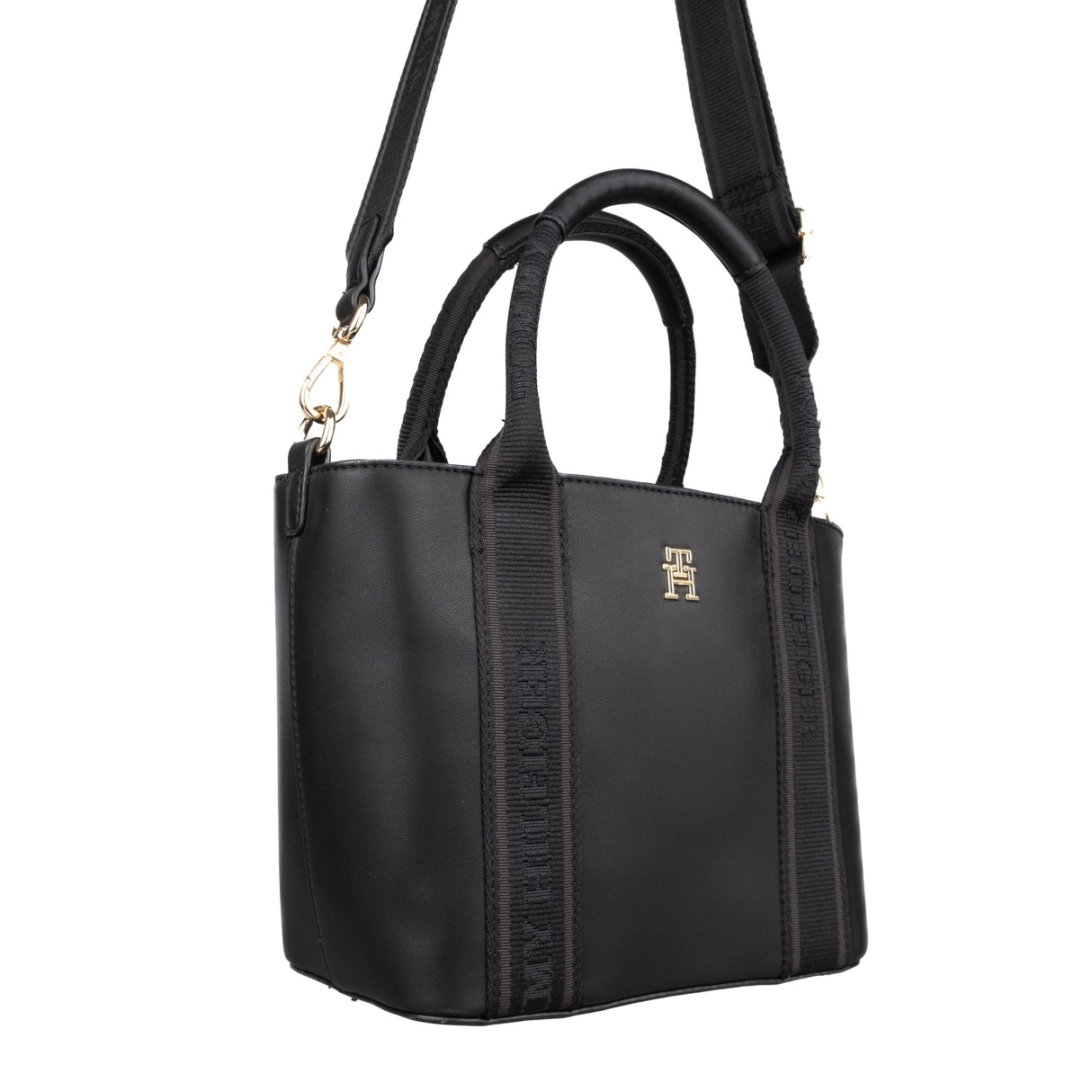 Tommy Hilfiger Borsa Mini Tote Nero AW0AW17201 BDS