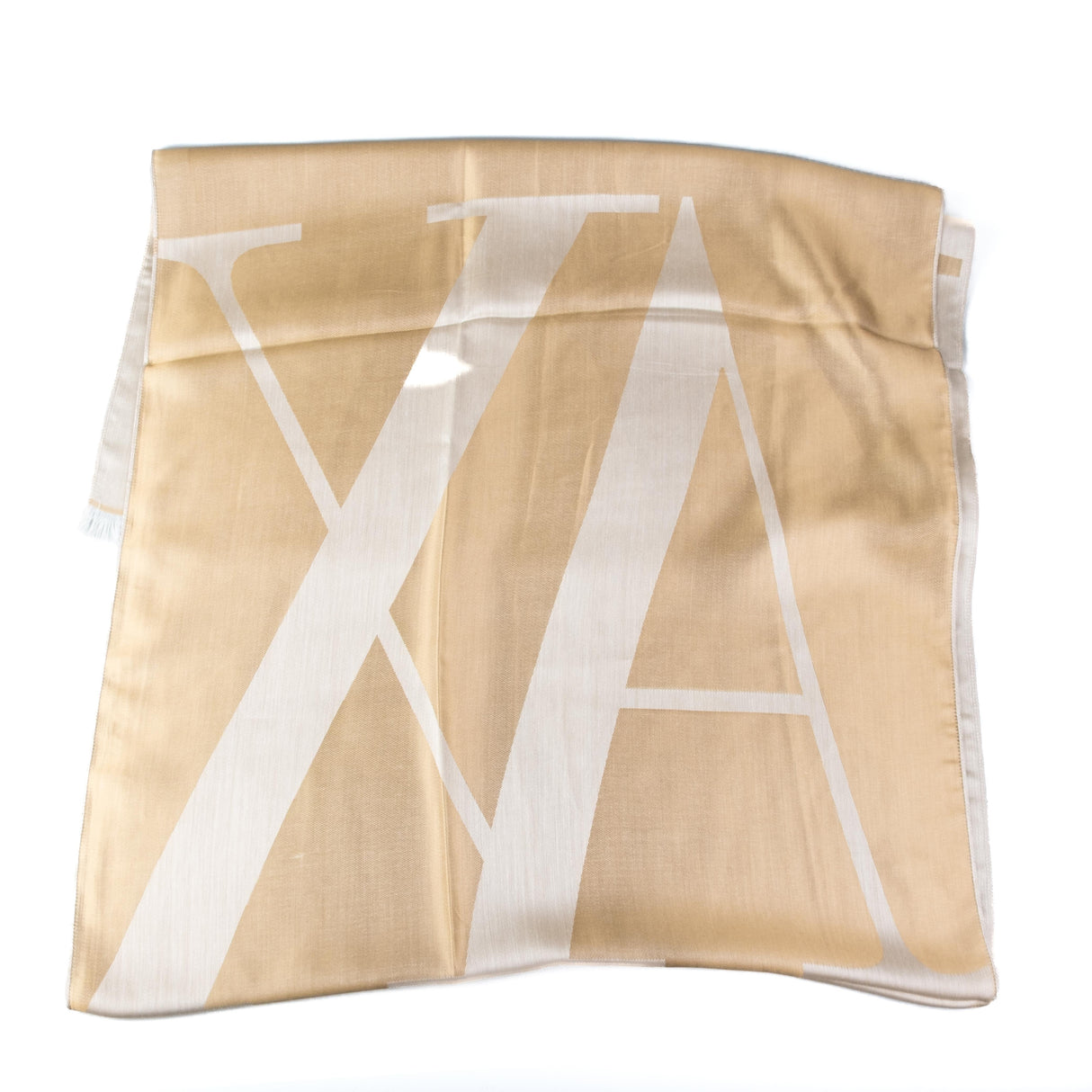 Armani Exchange Sciarpa Beige Logo Grande XW000883AF13399 F6036