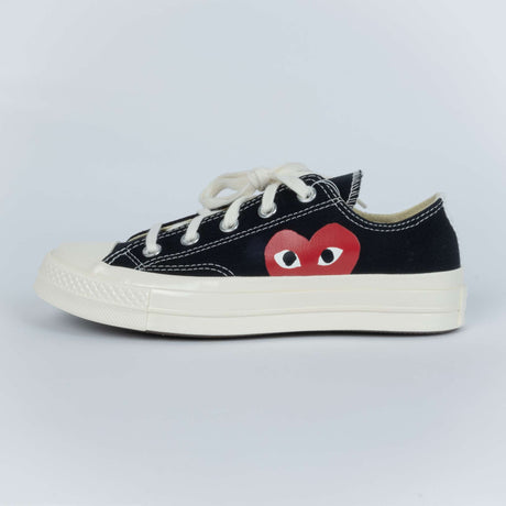 Converse x Comme des Garçons PLAY Chuck 70 Low Black 150206C