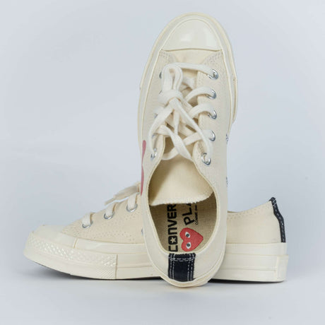 Converse x Comme des Garçons PLAY Chuck 70 Low White 150207C