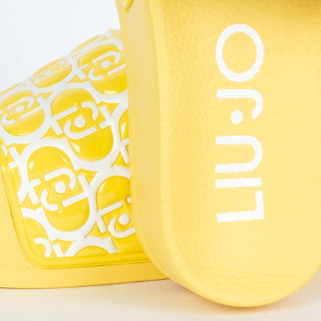 Liu Jo Mykonos01 Ciabatta Platform Patent Yellow