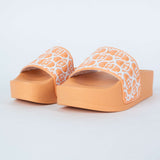 Liu Jo Mykonos01 Ciabatta Platform Patent Orange