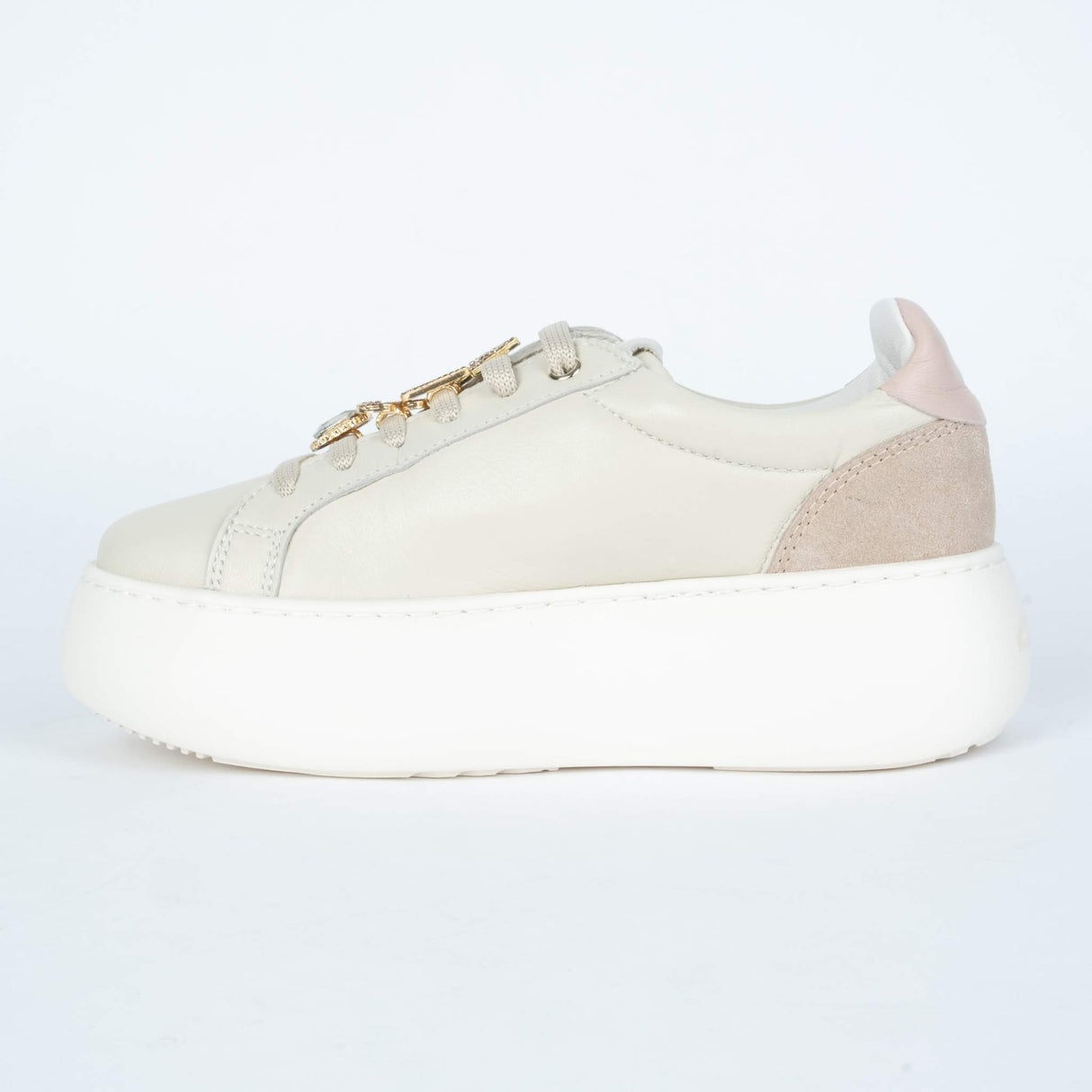 Paciotti 4us Sneakers platform Summer Beige/Rosa