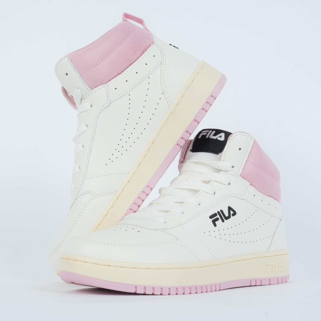 Fila Rega Mid Sneakers Bianco/Rosa Fw0406-13320