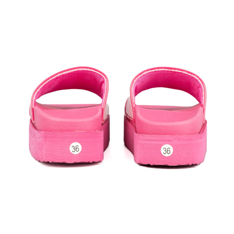 Icon Ciabatta Platform Fuxia/Nero IC03859